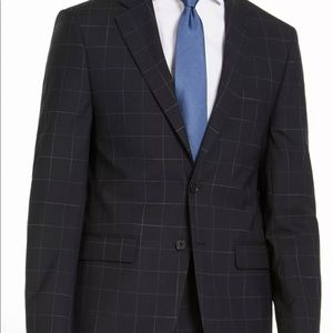Calvin Klein NWT Men’s Suit Jacket- sz.44 R Navy, slim fit stretch- gorgeous!